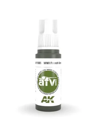 AK INTERACTIVE: acrylic paint 3rd Generation 17mL - WWI French Green 1 Acrylverf Direct Verzonden