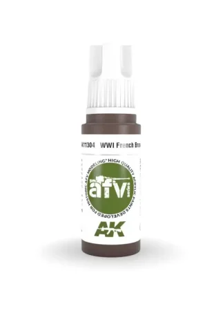 Rechtstreeks Van De Fabrikant AK INTERACTIVE: acrylic paint 3rd Generation 17mL - WWI French Brown Acrylverf