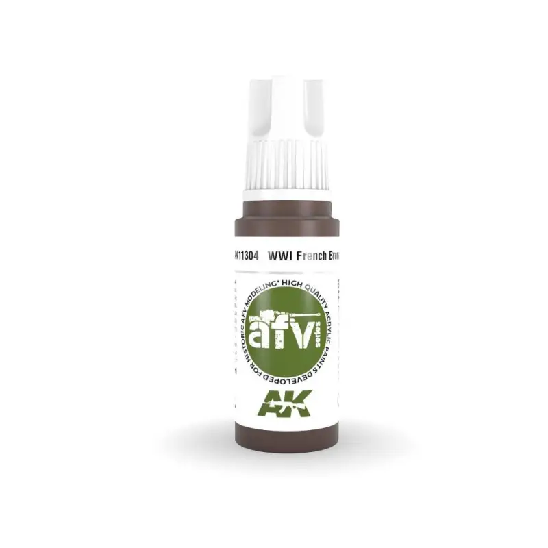 Rechtstreeks Van De Fabrikant AK INTERACTIVE: acrylic paint 3rd Generation 17mL - WWI French Brown Acrylverf