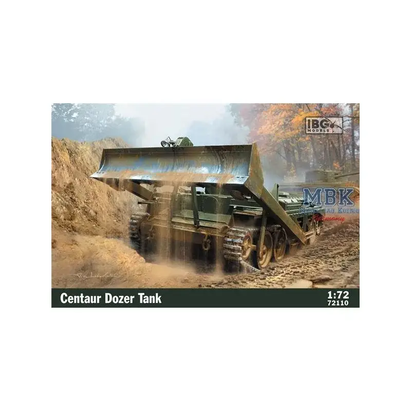 Express Levering Centaur Dozer Tank Schaalmodel