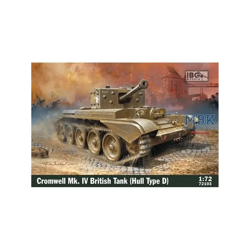 Cromwell Mk.IV British Tank (Hull type D) Schaalmodel Hoge Kwaliteit