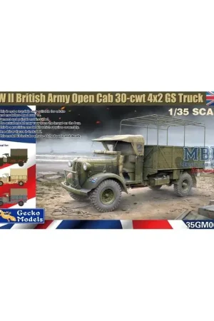 WWII British Army Open Cab 30-cwt 4x2 GS Truck Schaalmodel Express Levering