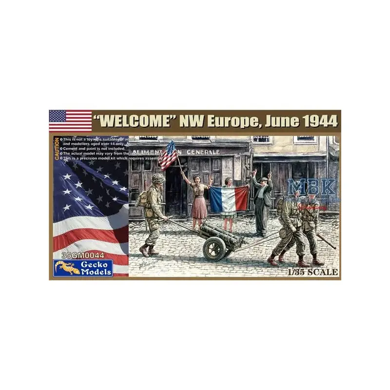 "WELCOME" NW Europe, June 1944 Schaalmodel Nieuw