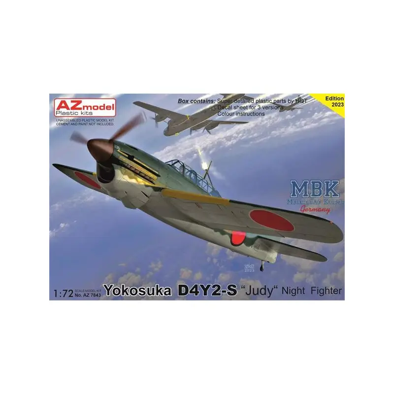 Beperkte Voorraad Yokosuka D4Y2-S „Judy“ Night Fighter Schaalmodel