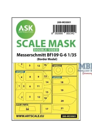 Superprijs Bf 109G-6 double-sided painting mask for Border