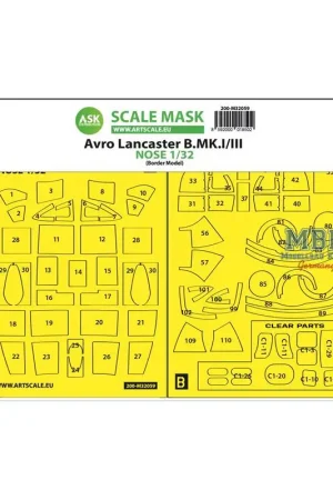 Express Levering Lancaster Nose kit express self adhesive masks Accessoire