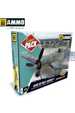 SUPER PACK WWII US Navy Aircraft Acrylverf Laatste Versie