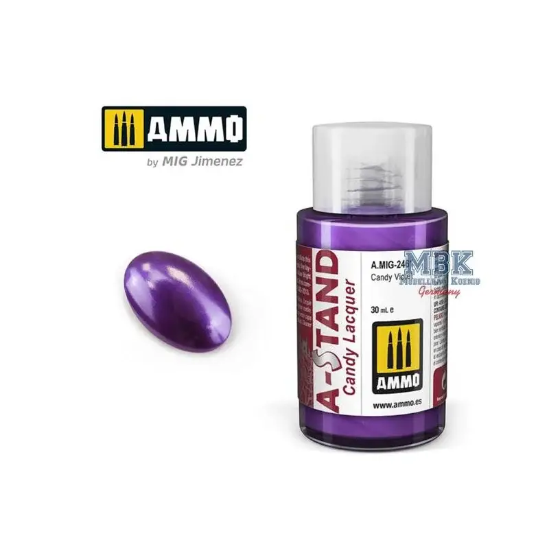 A-STAND Candy Violet - 30ml Enamel Paint for airbr Acrylverf Populair