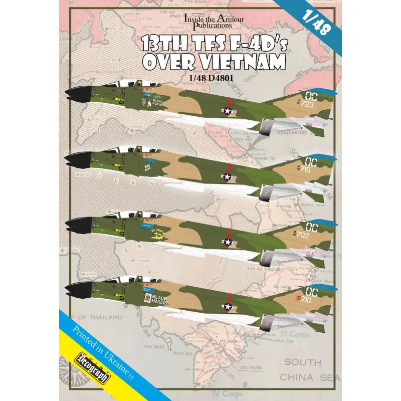 Dagaanbieding 13th TFS McDonnell F-4D Phantom's Over Vietnam' Decal