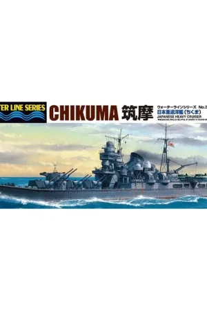 Express Levering I.j.n. heavy cruiser chikuma Schaalmodel