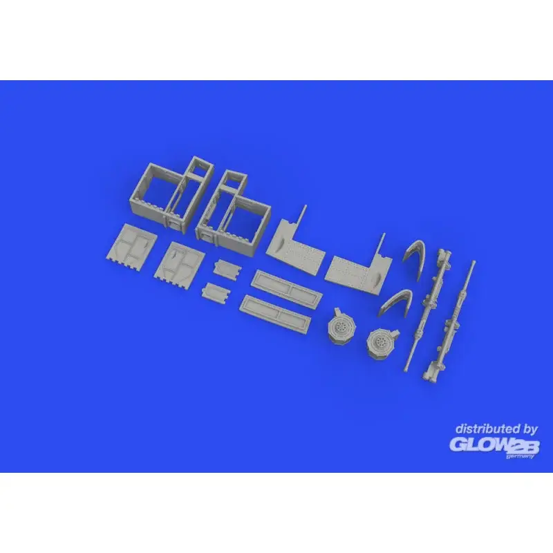 A6M2-N Rufe gun bays PRINT 1/48 EDUARD Speciale Aanbieding