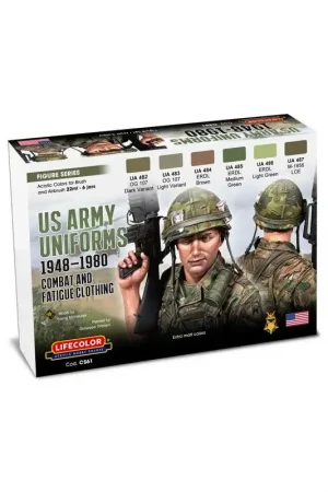 Acrylverfset Amerikaanse legeruniformen 1948-1980 Must-Have