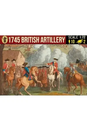Rechtstreeks Van De Fabrikant Figuur 1745 Britse artillerie 1:72 Figuren