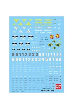 GUNDAM - GUNDAM DECAL 022 - MG Multiuse Zeta Uitverkoop