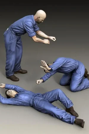Goedkoop Royal Model: 1/35; Mechanics - 3 figures Figuren
