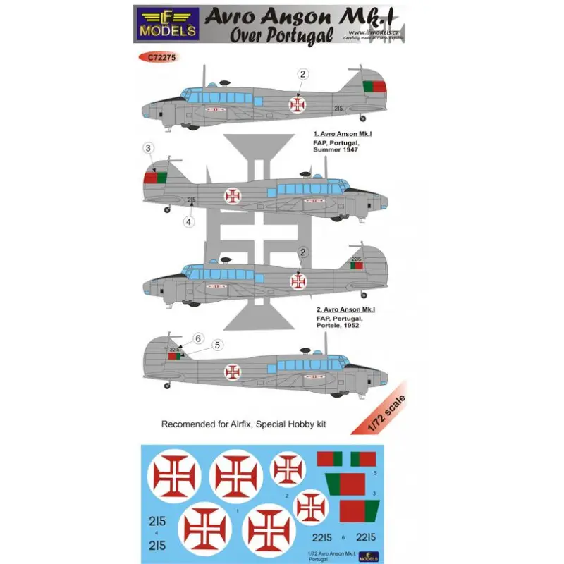 Avro Anson Mk.I. Portugal Favoriet
