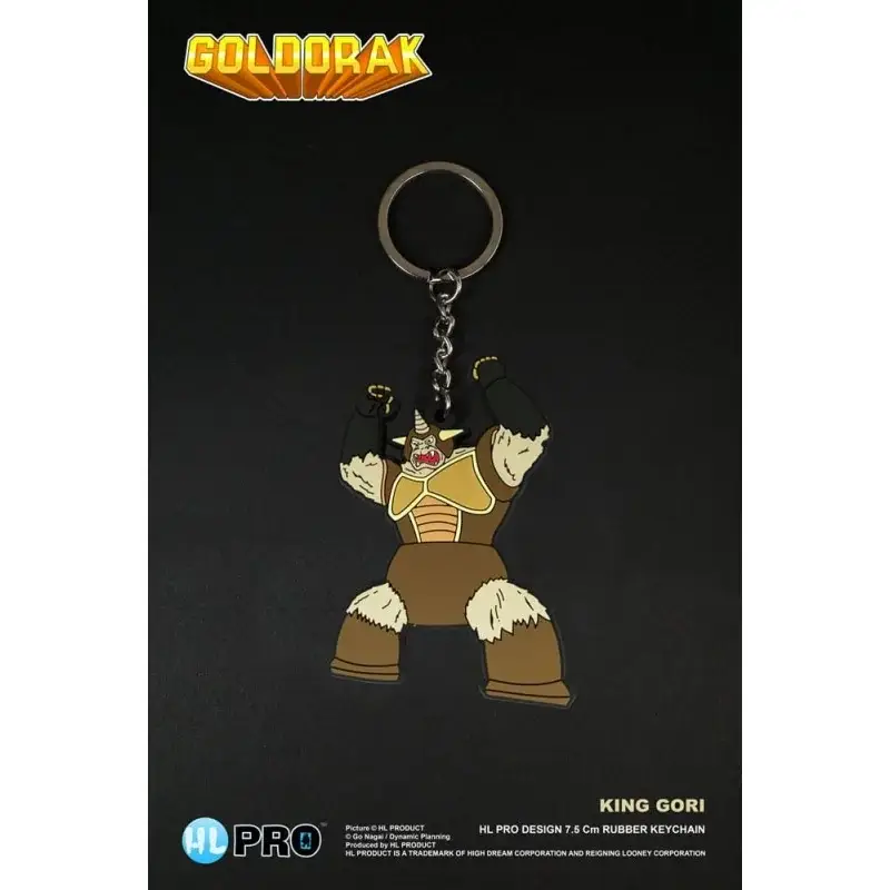 Grendizer King Gori rubberen sleutelhanger 7 cm Alleen Vandaag