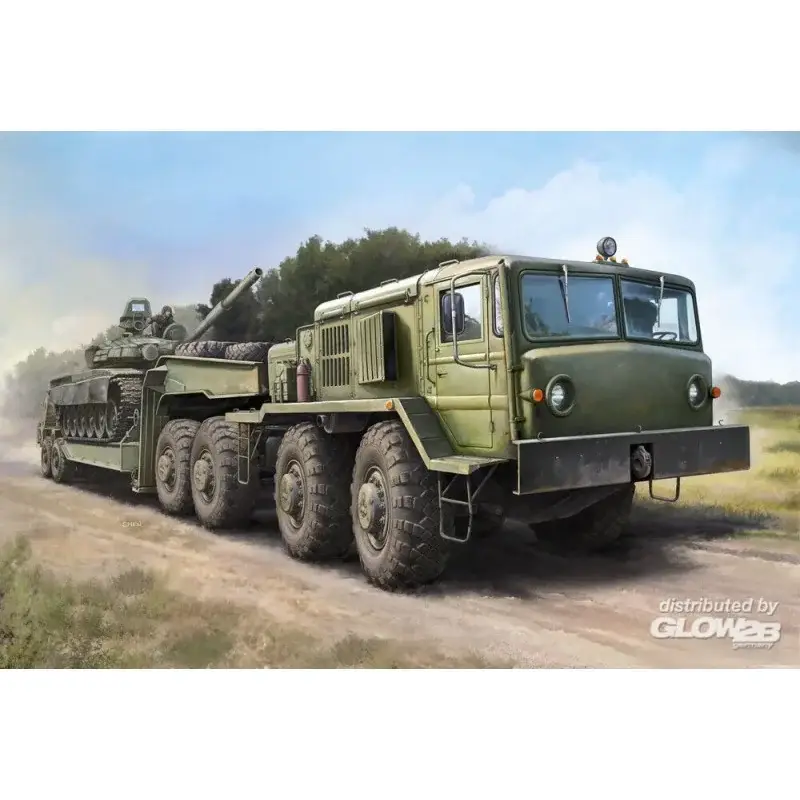 Direct Verzonden MAZ-537G Late Production type with MAZ/ChMZAP-5247G semitrailer Schaalmodel