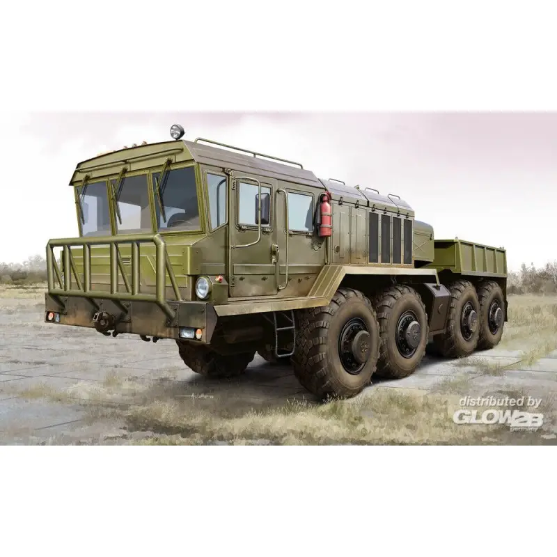 KZKT-74282 Heavy Tractor Schaalmodel Op = Op