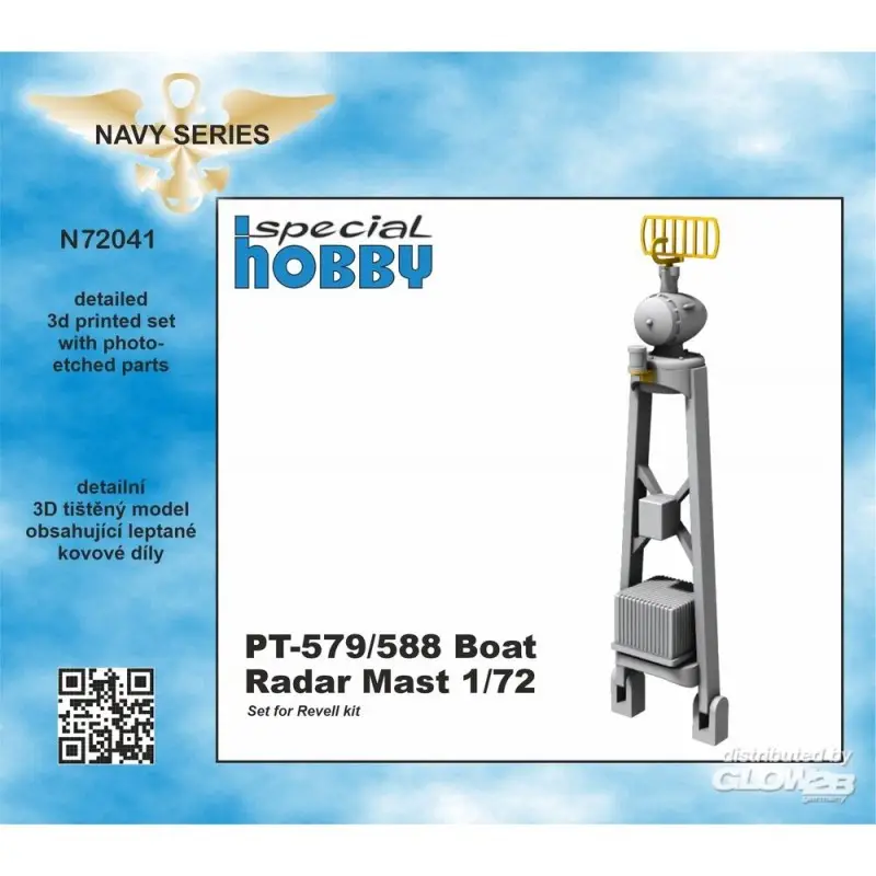 Bestseller PT-579/588 Boat Radar Mast 1/72 Accessoire