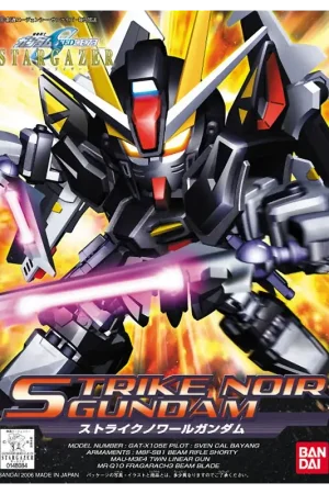 Seizoensaanbieding GUNDAM - SD Gundam BB Senshi Strike Black Gundam - Modelbouwset Gunpla