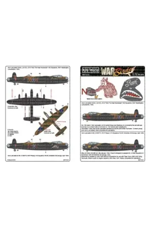 Hete Deal Sticker Avro Lancaster BI, LM130, JO-N 'Nick The Nazi Neutralizer' 463 Squadron, RAF Waddington