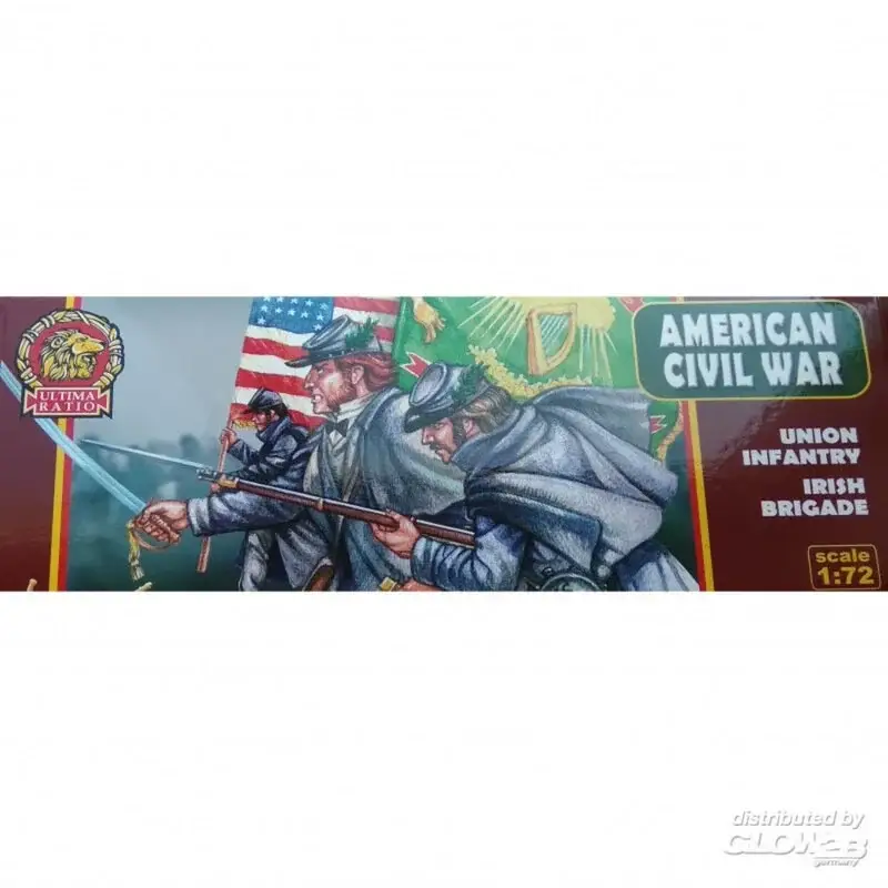 Express Levering Union Infantry Irish Brigade (Amerikaanse Burgeroorlog) Schaalmodel