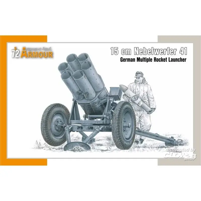 Lage Prijs 15 cm Nebelwerfer 41 Duitse meervoudige raketwerper Model van vuurwapen