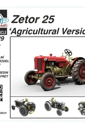 Zetor 25 landbouwversie Bouwmodell Finale Uitverkoop