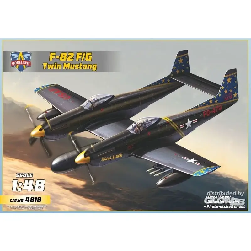 F-82F/G Twin Mustang (4 camouflageschema's) Schaalmodel Meest Verkocht
