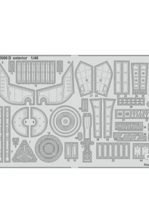 Alleen Vandaag Mirage 2000D exterieur voor KINETIC
