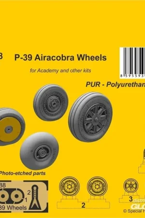 Betrouwbaar P-39 Airacobra-wielen en voorpoot Accessoire