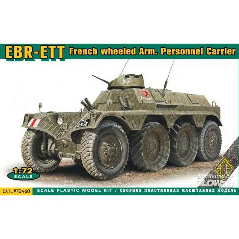 EBR-ETT Franse weelarm. Personeelsdrager Schaalmodel Betaalbaar
