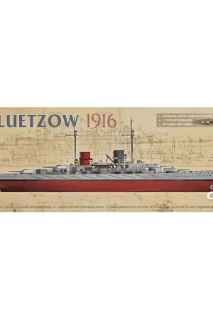 Sms luetzow 1916 (volledige romp) Schaalmodel Rechtstreeks Van De Fabrikant