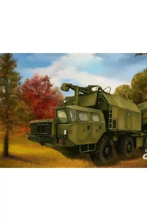 Actieprijs Russische 4K51 Rubezh Coastal ASM met P-15 Schaalmodel