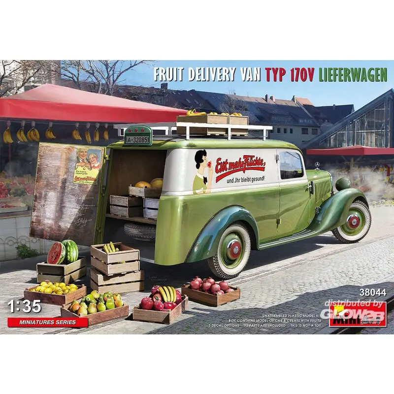 Fruitbezorging van typ 170v lieferwagen Schaalmodel Populair