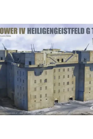 Flak toren iv heiligengeistfeld g tower Schaalmodel Gereduceerde Prijs