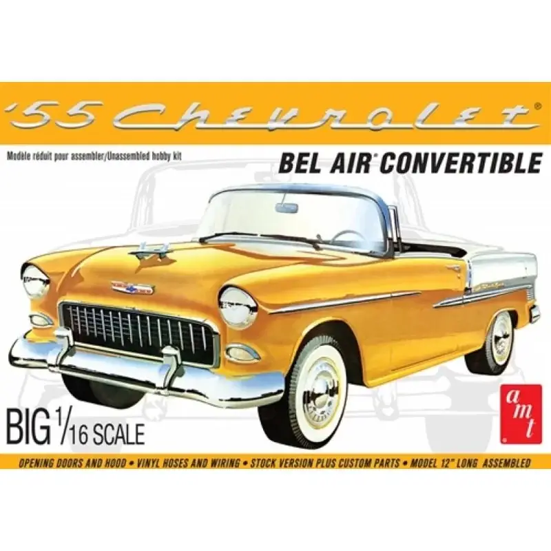 Exclusieve Aanbieding Chevrolet Bel Air Cabrio uit 1955 Schaalmodel