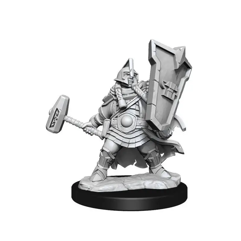 Aanbieding Dungeons & Dragons Frameworks miniatuur Model Kit Dwarf Cleric Female Figuurtje