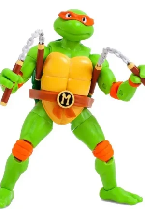 Lage Prijs Teenage Mutant Ninja Turtles BST AXN Michelangelo 13 cm actiefiguur Action figure