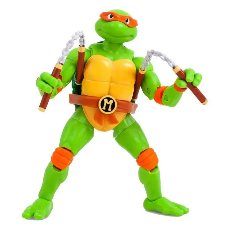 Lage Prijs Teenage Mutant Ninja Turtles BST AXN Michelangelo 13 cm actiefiguur Action figure