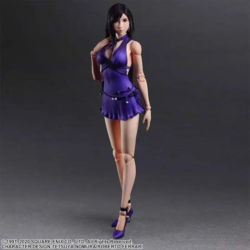 Dagaanbieding Final Fantasy VII Remake Play Arts Kai actiefiguur Tifa Lockhart Dress Ver. 25 cm Action figure