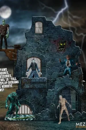 Exclusieve Aanbieding Mezco's Monsters Figuren 5 Points Tower of Fear Deluxe Box Set 9 cm Action figure