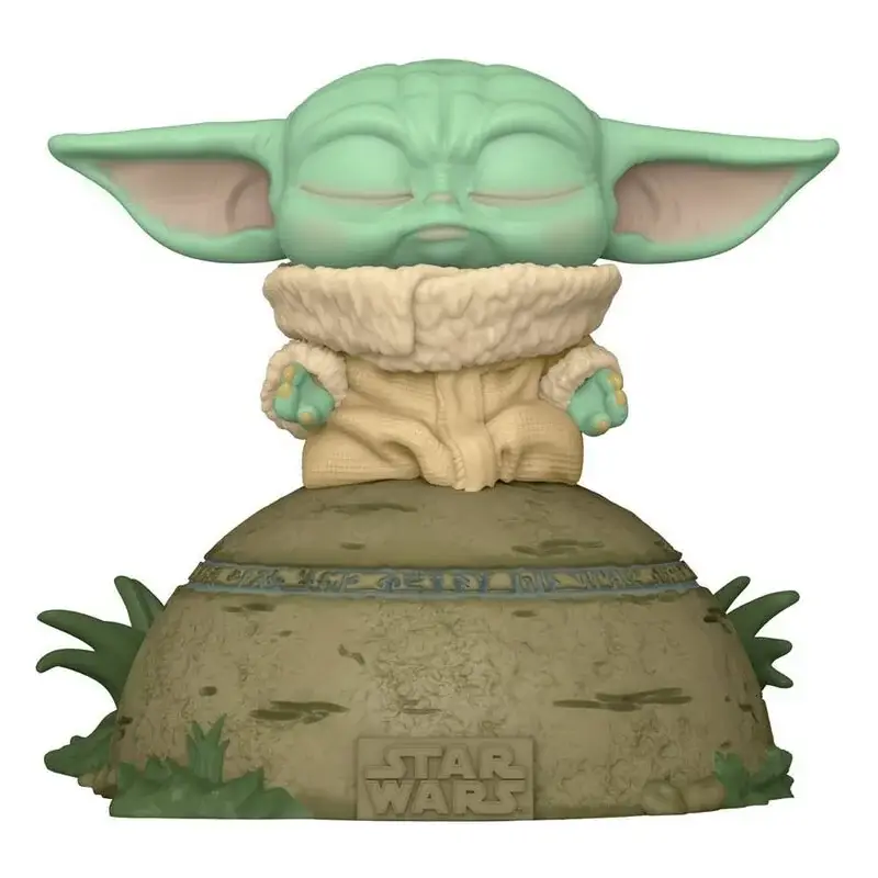 Star Wars The Mandalorian POP! Deluxe Vinyl figure The Child using the Force 9 cm Pop figur Beperkt Aanbod
