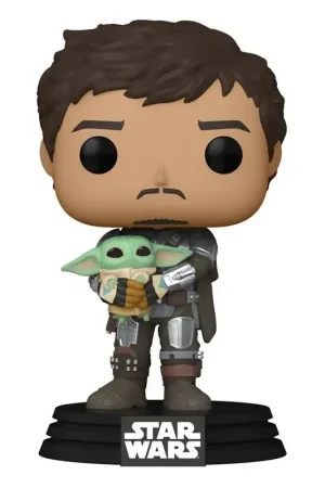 Direct Verzonden Star Wars The Mandalorian POP! TV Vinyl Figure The Mandalorian & Grogu 9 cm Pop figur