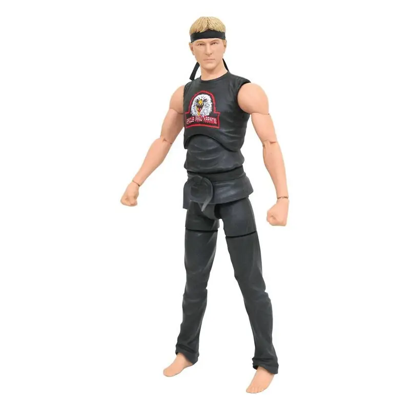 Cobra Kai actiefiguur Johnny Lawrence Eagle Fang Previews Exclusief 18 cm Action figure Lage Kosten