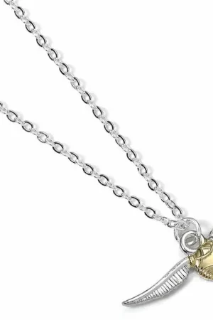 Speciale Aanbieding Harry Potter hanger en ketting verzilverd Golden Snitch