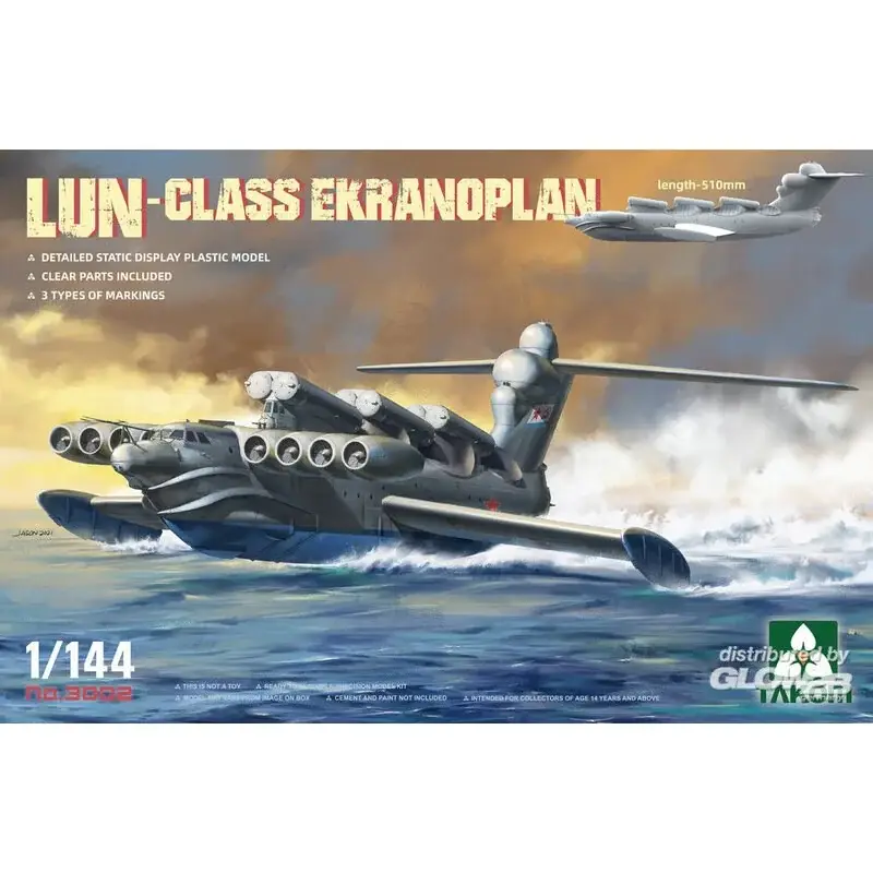 Lun-klasse ekranoplan Schaalmodel Favoriet