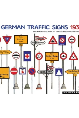 Duitse Verkeersborden 1930-40s Direct Beschikbaar