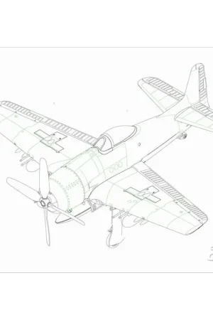 Merkproduct F8F-1B Bearcat Schaalmodel